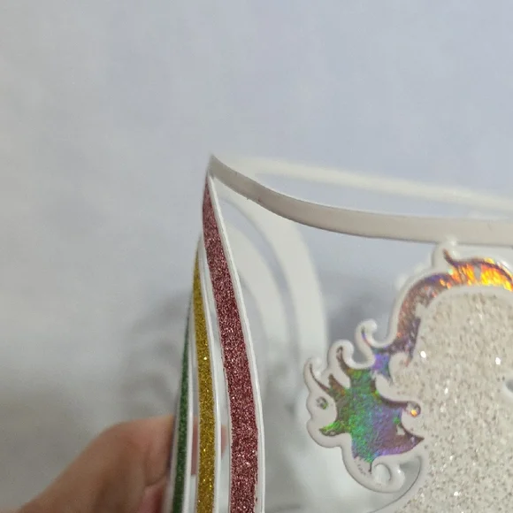 Bath & Body Works Glitter Rainbow Unicorn Candle Holder - Picture 8 of 10